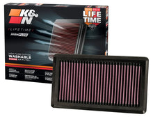 Load image into Gallery viewer, K&amp;N 07 Nissan Versa 1.8L-L4 Drop In Air Filter - Back View