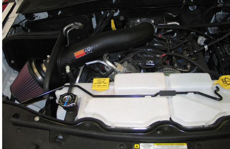 K&N 08-09 Jeep Liberty 3.7L V6 Performance Intake - Side View