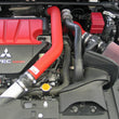 Load image into Gallery viewer, K&amp;N 08-09 Mitsubishi Evo X Wrinkle Red Typhoon Short Ram Intake - Side View
