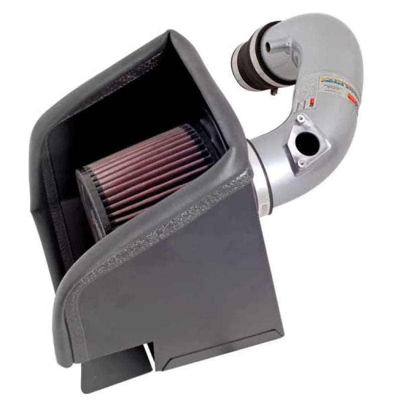 K&N 08-09 Scion xB Silver Typhoon Short Ram Intake - Main Product View