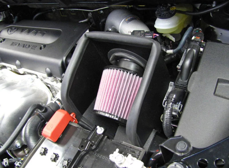 K&N 08-09 Scion xB Silver Typhoon Short Ram Intake - Installation View
