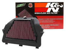Load image into Gallery viewer, K&amp;N 08-09 Yamaha YZF R6 Replacement Air Filter - Main Product View