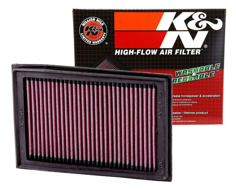 K&N 08-10 Kawasaki EX250R Ninja Replacement Air Filter - Side View