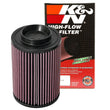 Load image into Gallery viewer, K&amp;N 08-10 Polaris Ranger RZR/S Replacement Air Filter - Back View