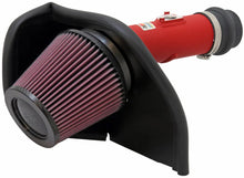 Load image into Gallery viewer, K&amp;N 08-11 WRX/STi 2.5L H4 Red Typhoon Short Ram Intake - Main Product View
