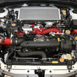 Load image into Gallery viewer, K&amp;N 08-11 WRX/STi 2.5L H4 Red Typhoon Short Ram Intake - Back View