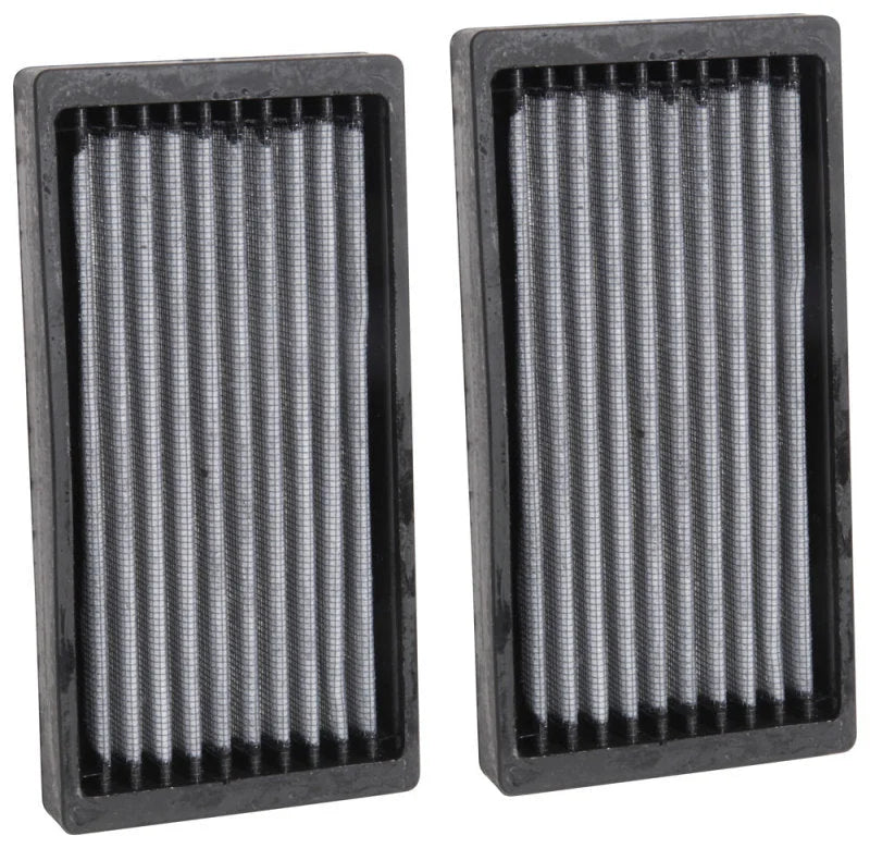 K&N 08-12 Jeep Liberty V6-3.7L Cabin Air Filter (2 Per Box) - Side View