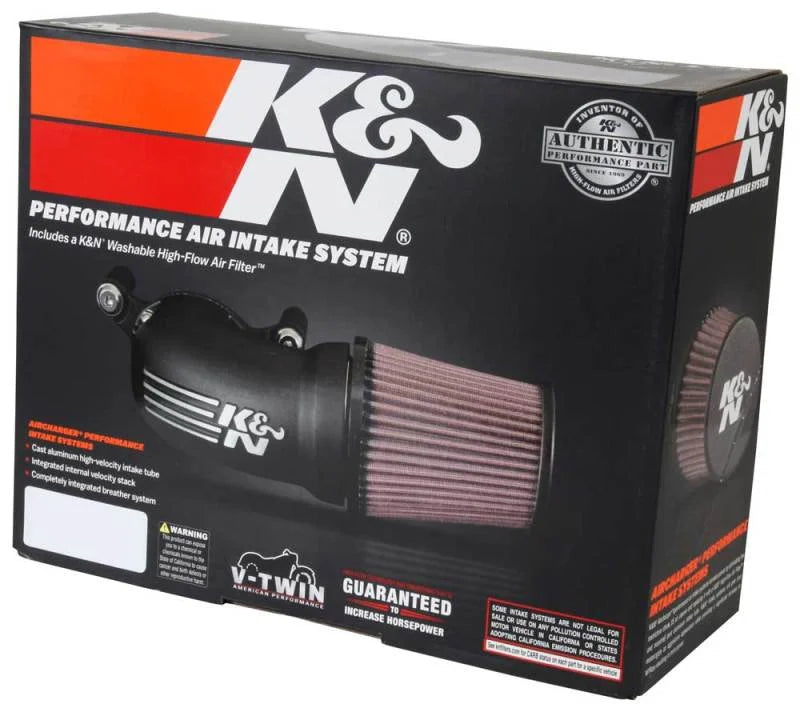 K&N 08-17 Harley Davidson Touring Models Performance Air Intake System - Additional View 12