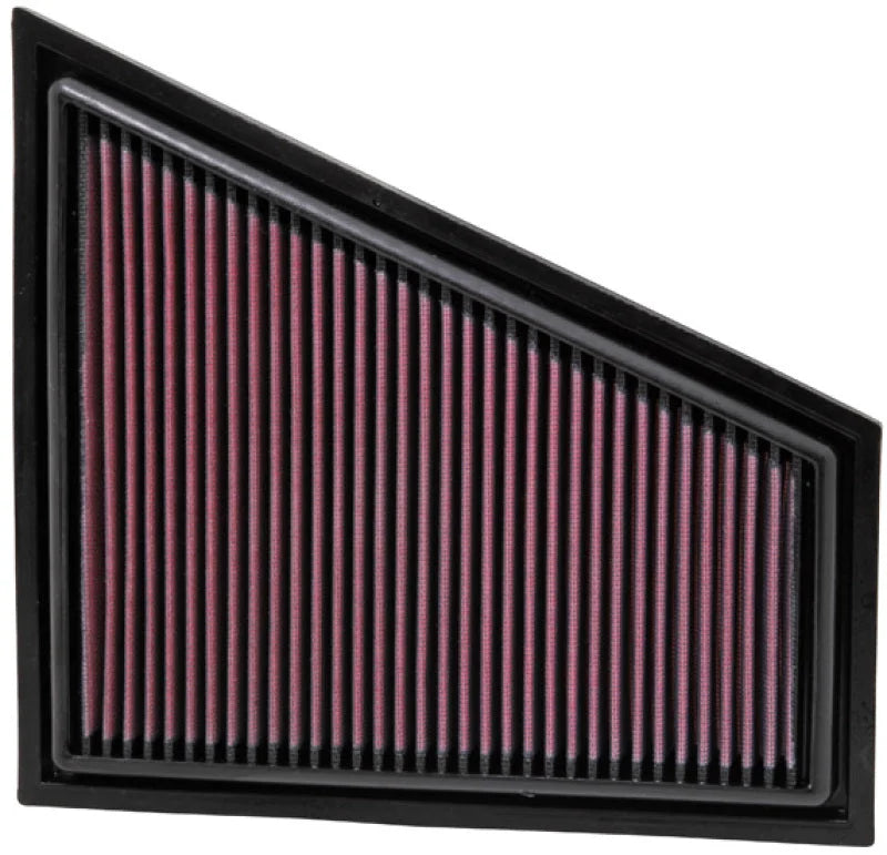 K&N 09-10 BMW Z4 2.5/3.0L-L6 Drop In Air Filter - Side View