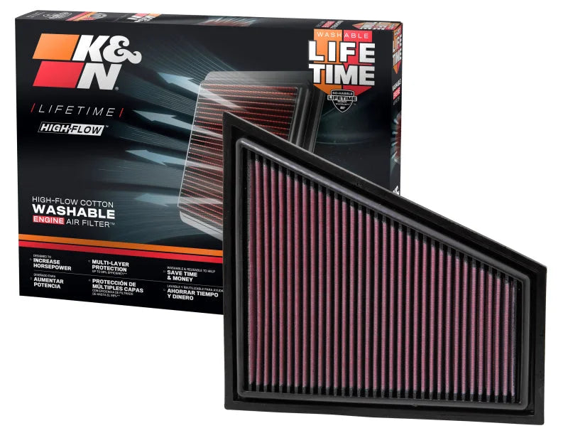 K&N 09-10 BMW Z4 2.5/3.0L-L6 Drop In Air Filter - Additional View 5