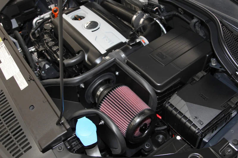 K&N 09-10 VW Passat/GLI/GTI 2.0L-L4 Typhoon Short Ram Intake - Side View