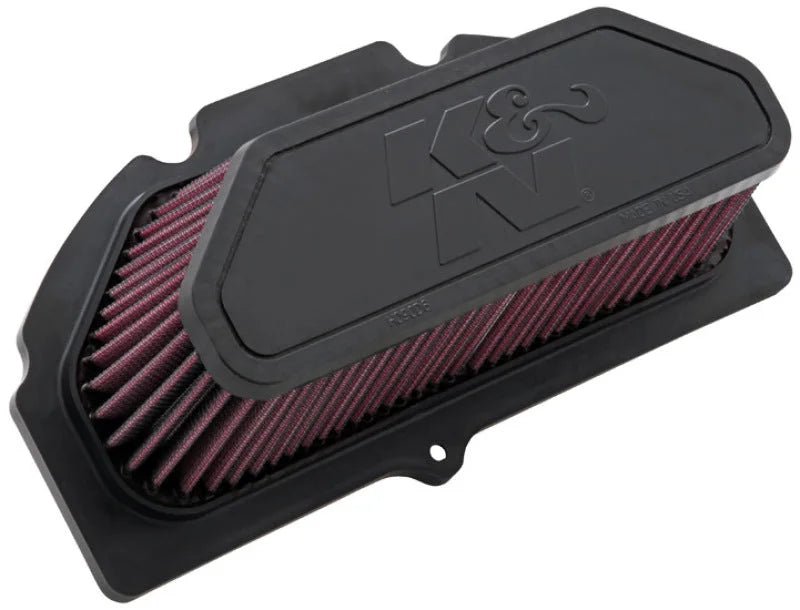 K&N 09-11 Suzuki GSXR 1000 Replacement Air Filter 11.063in L x 5.688in W x 3.375in H - Main Product View