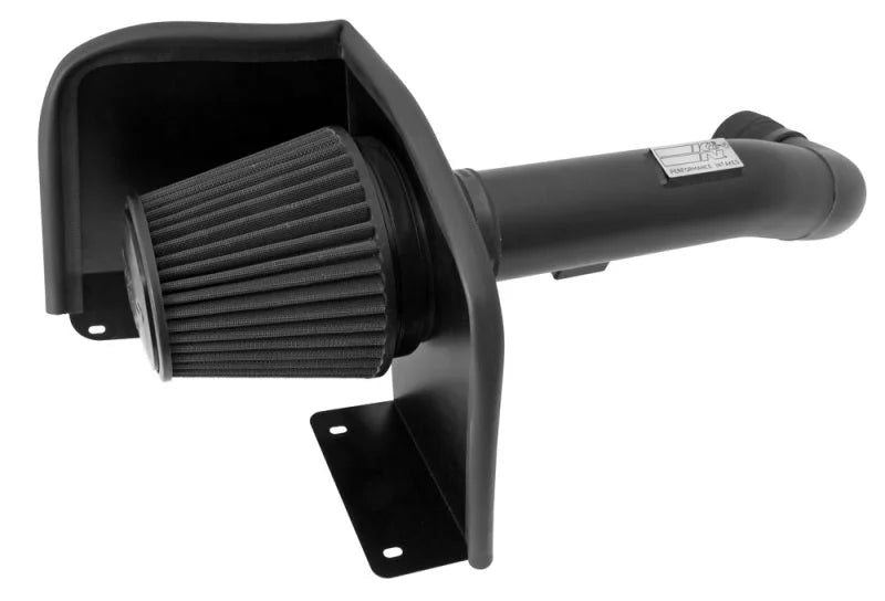 K&N 09-13 Chevy Silverado 1500/Avalanche/Suburban / 09-13 GMC Yukon Black Perf Intake Kit - Installation View