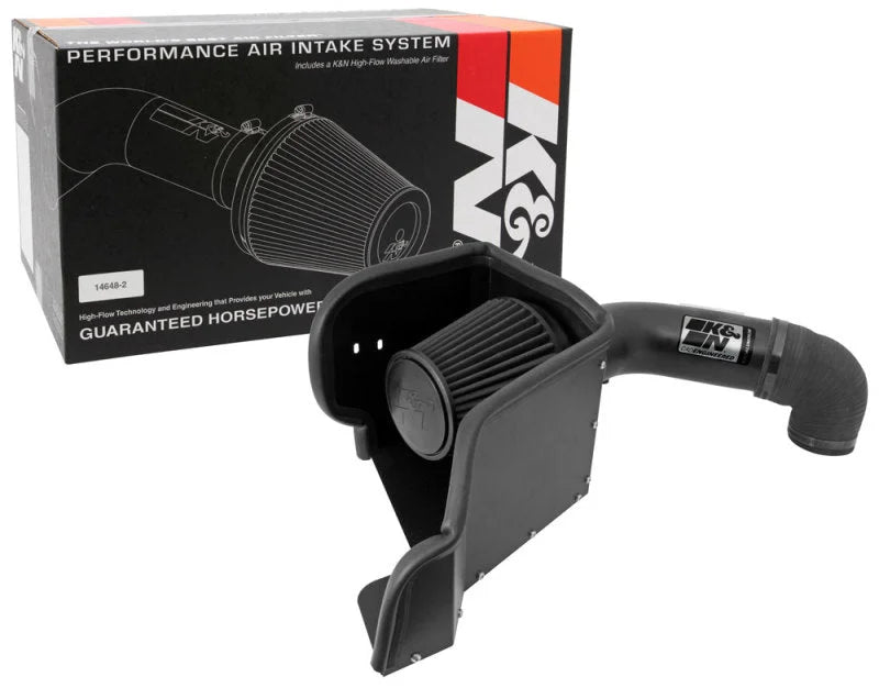 K&N 09-13 Dodge Ram 1500 Pickup 5.7L V8 / 11-13 Ram 1500 5.7L V8 Black Performance Intake Kit - Additional View 14
