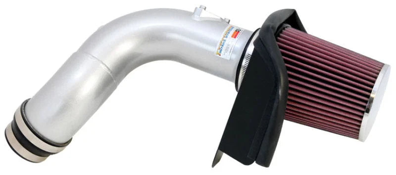 K&N 09 Acura TSX 2.4L Silver Typhoon Intake - Main Product View