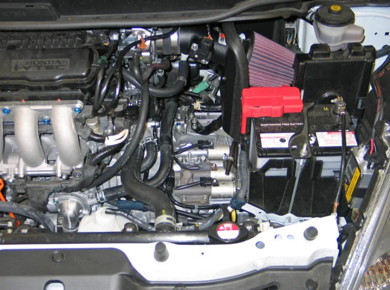 K&N 09 Honda Fit 1.5L Typhoon Short Ram Intake - Side View