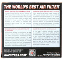Load image into Gallery viewer, K&amp;N 1-3/4in FLG 4 X 2-7/8in B 3 X 2in T 2-3/4in L Universal Clamp-On Air Filter - Side View