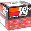 Load image into Gallery viewer, K&amp;N 1-3/4in FLG 4 X 2-7/8in B 3 X 2in T 2-3/4in L Universal Clamp-On Air Filter - Installation View