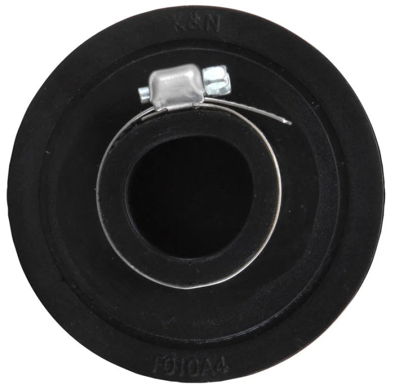 K&N 1 inch ID 3 inch OD 2.375 inch H Rubber Base Crankcase Vent Filter - Installation View