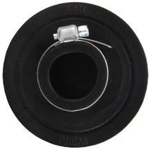 Load image into Gallery viewer, K&amp;N 1 inch ID 3 inch OD 2.375 inch H Rubber Base Crankcase Vent Filter - Installation View