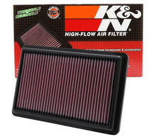 Load image into Gallery viewer, K&amp;N 10-11 Acura MDX/ZDX 3.7L Drop In Air Filter - Back View