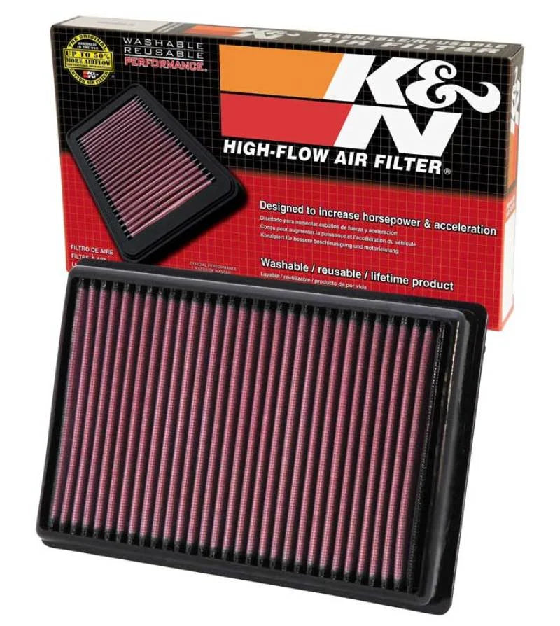 K&N 10-11 BMW S1000RR 990 Replacement Air Filter - Side View