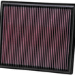 Load image into Gallery viewer, K&amp;N 10-11 Buick Lacrosse / 11 Regal Replacement Air Filter - Back View