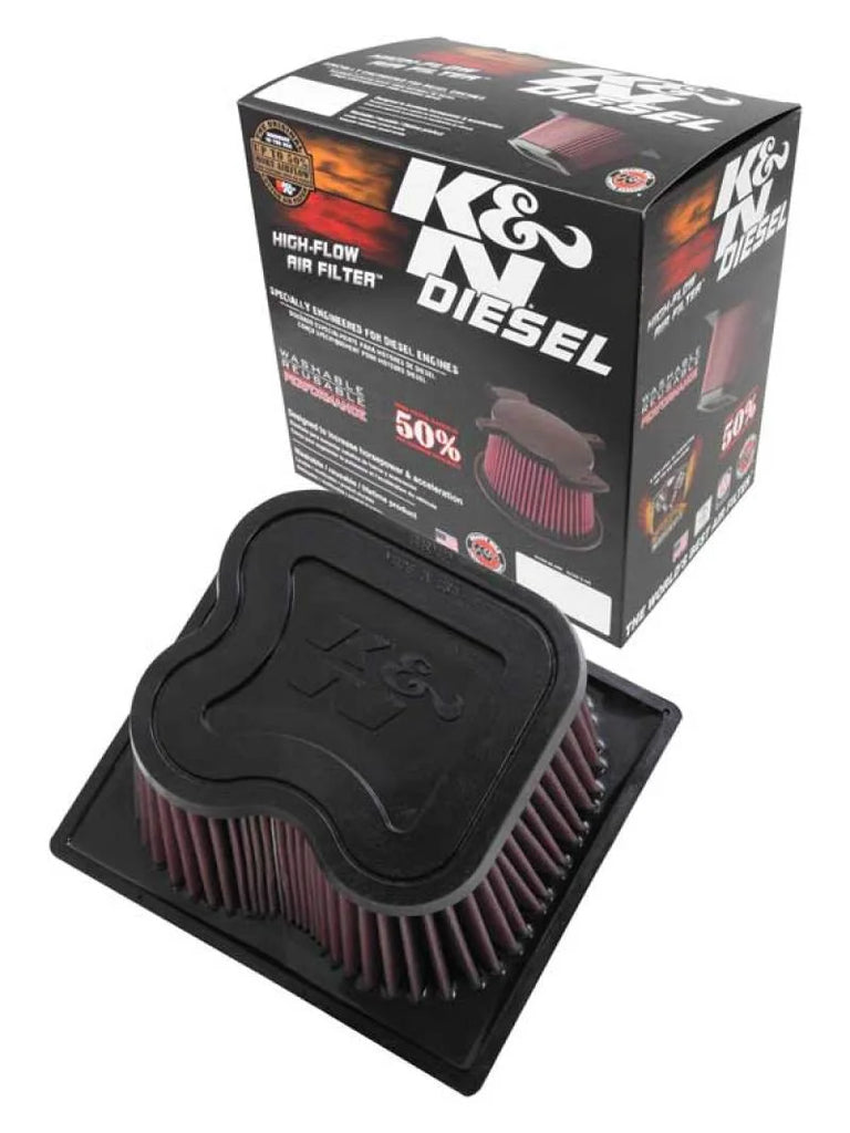 K&N 10-11 Dodge Ram 2500/3500/4500/5500 6.7L L6 Diesel Replacement Air Filter - Additional View 9