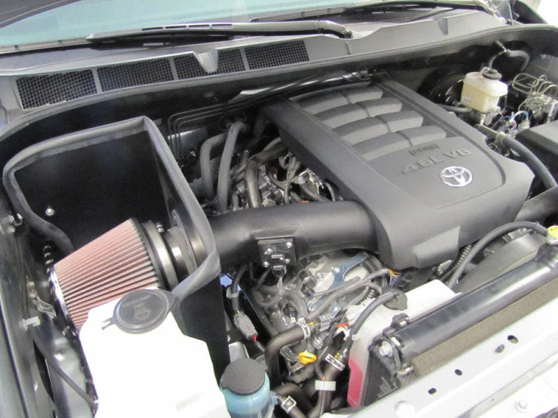 K&N 10-11 Toyota Tundra 4.6L V8 AirCharger Performance Intake - Side View