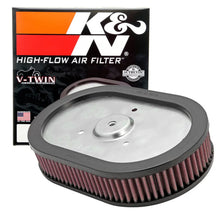 Load image into Gallery viewer, K&amp;N 10-12 Harley Davidson FLHXSE/FLSTSE / 11-12 FLHTCUSE / 11 FLTRUSE Replacement Air Filter - Main Product View