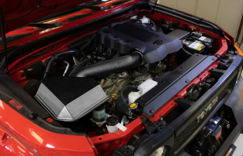 K&N 10-23 Toyota 4Runner 4.0L V6 Performance Air Intake System - Side View