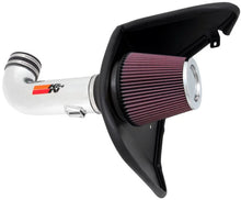 Load image into Gallery viewer, K&amp;N 10 Camaro 6.2L V8 Polished Typhoon Short Ram Intake - Installation View