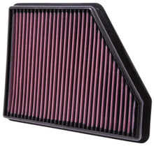 Load image into Gallery viewer, K&amp;N 10 Chevy Camaro 3.6/6.2L Drop In Air Filter - Side View