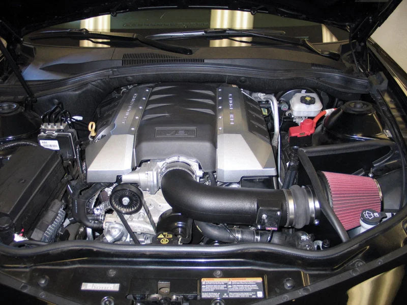 K&N 10 Chevy Camaro 6.2L V8 AirCharger Performance Intake - Side View
