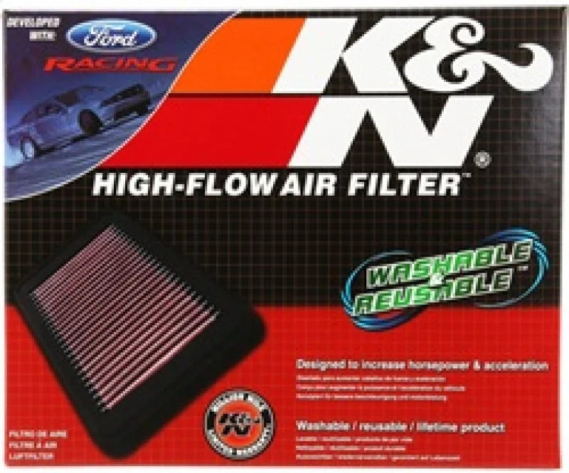 K&N 10 Ford Mustang GT 4.6L-V8 Drop In Air Filter - Additional View 9
