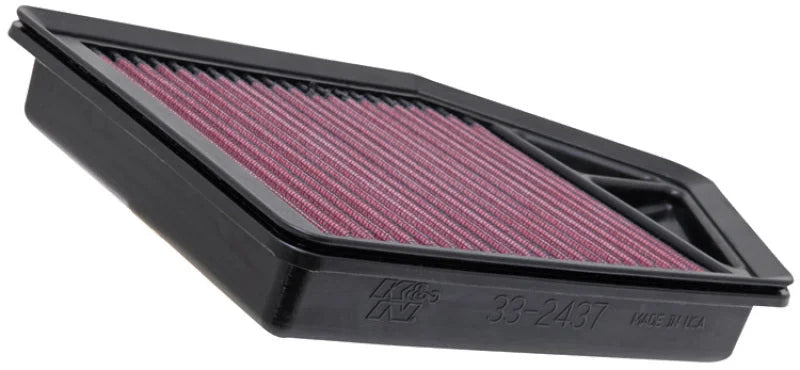 K&N 10 Honda CR-V 2.4L-L4 Drop In Air Filter - Side View