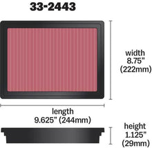 Load image into Gallery viewer, K&amp;N 10 Lexus RX350 3.5L-V6 Drop In Air Filter - Additional View 8