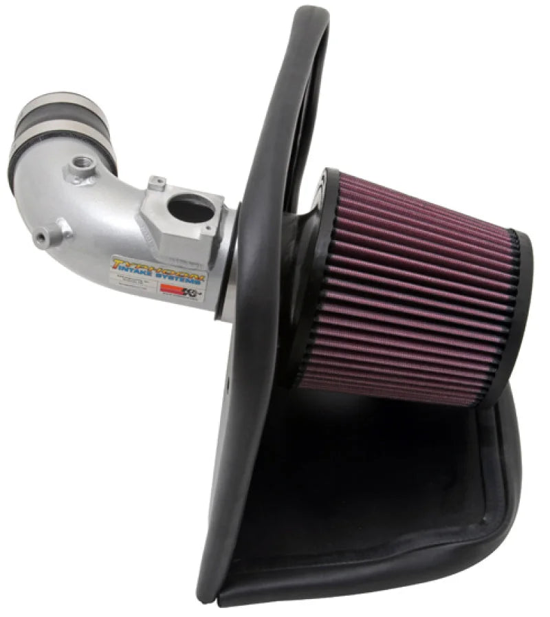 K&N 10 Mazdaspeed3 L4-2.3L Silver Typhoon Short Ram Intake - Main Product View