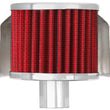 Load image into Gallery viewer, K&amp;N 1.00in Flange ID x 3in OD x 2.5in Height Vent Filter - Side View