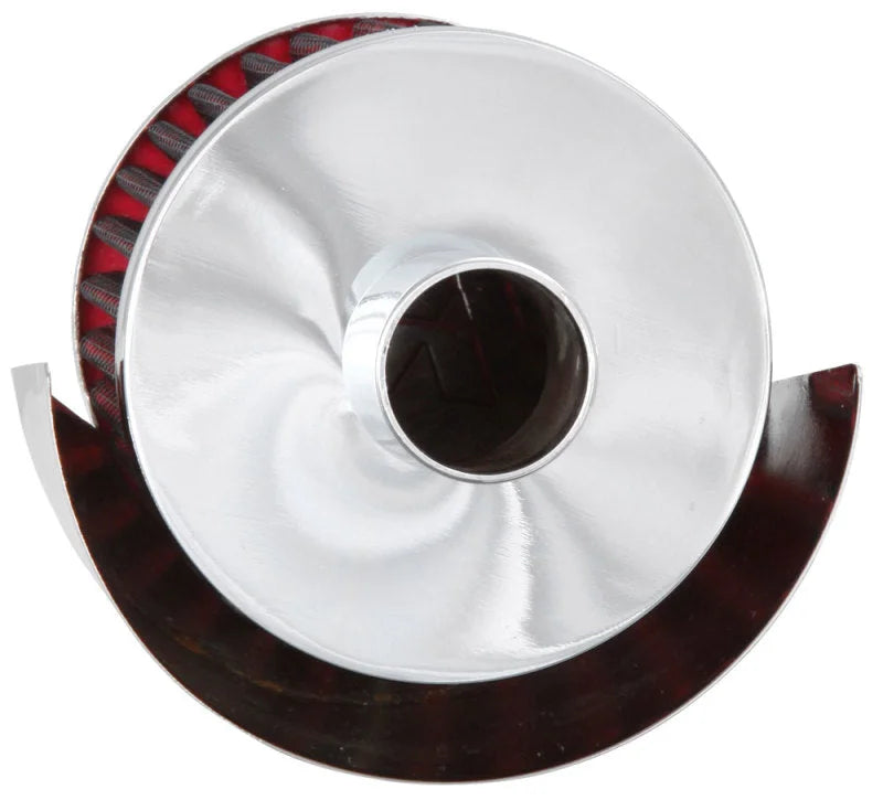 K&N 1.00in Flange ID x 3in OD x 2.5in Height Vent Filter - Back View
