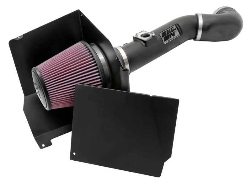 K&N 11-12 Chevy Silverado 2500/3500 HD / 11-12 GMC Sierra 2500/3500 HD High-Flow Perf Intake Kit - Installation View