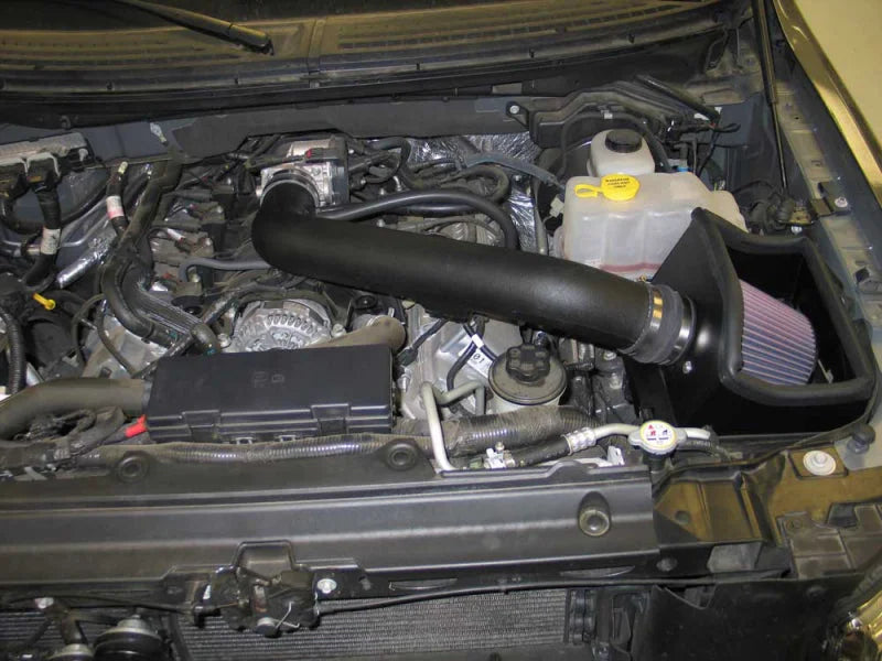K&N 11-12 Ford F-150 6.2L V8 Performance Intake Kit - Side View