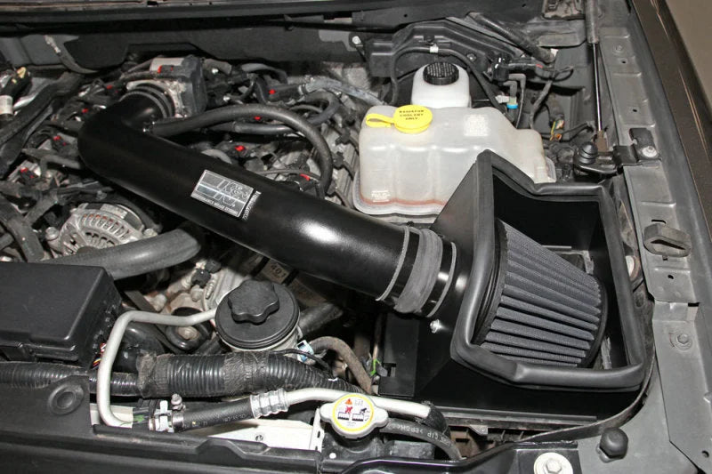 K&N 11-12 Ford F150 6.2L V8 Performance Intake Kit - Back View