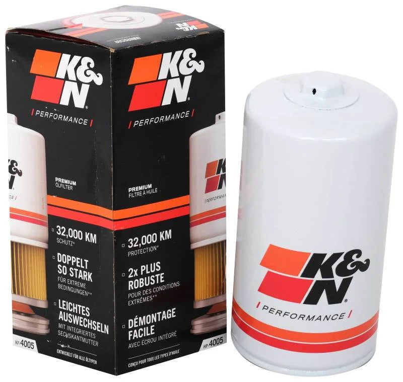 K&N 11-12 Ford F250/F350/F450/F550 Super Duty 6.7L V8 Deisel Oil Filter - Side View