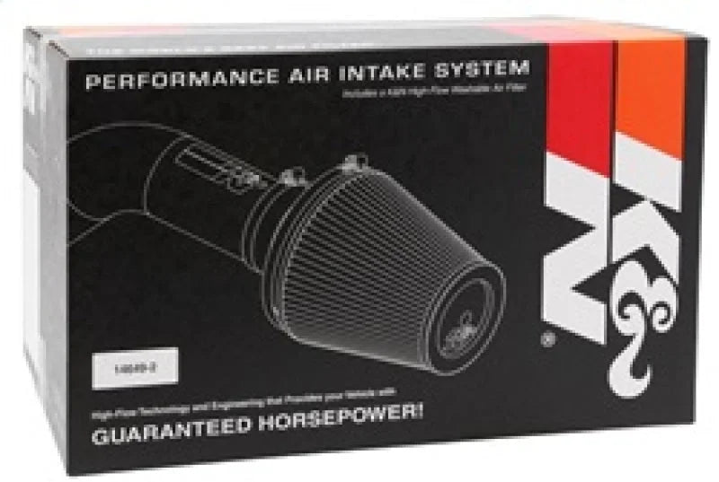 K&N 11-12 Scion tC 2.5L Typhoon Performance Intake - Back View