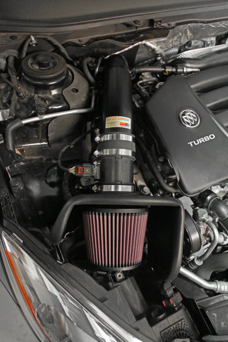 K&N 11-13 Buick Regal 2.0L L4 Typhoon Performance Intake - Back View