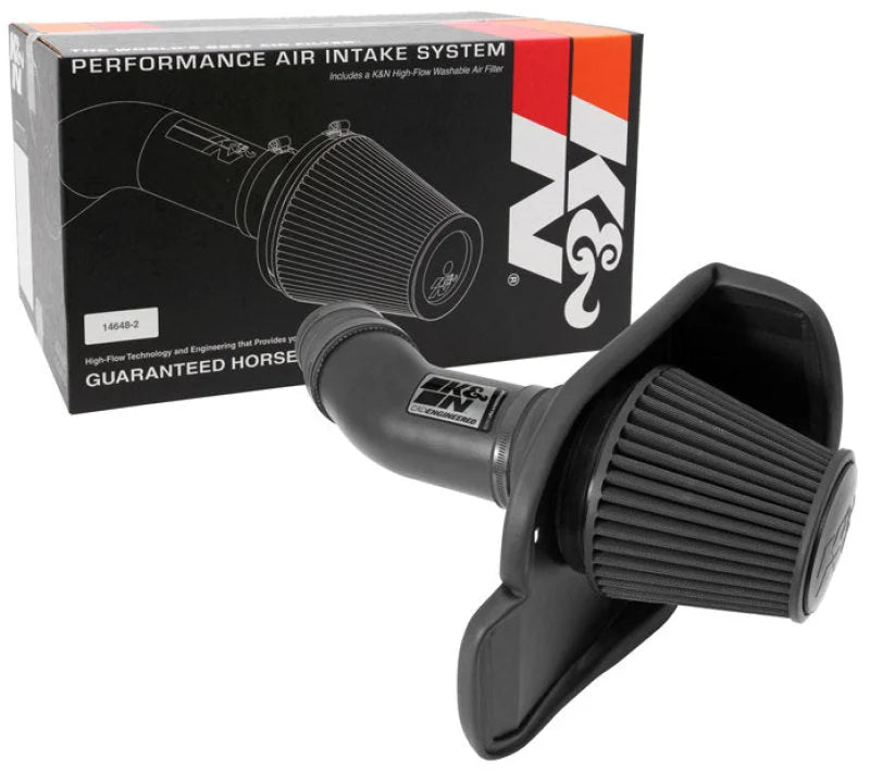 K&N 11-13 Dodge Challenger V8/12-13 Charger V8 / 12-13 Chrysler 300 Black Performance Intake Kit - Additional View 6