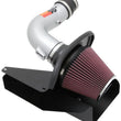 Load image into Gallery viewer, K&amp;N 11-13 Ford Edge 3.5/3.7L-V6 Silver High Flow Performance Kit - Main Product View
