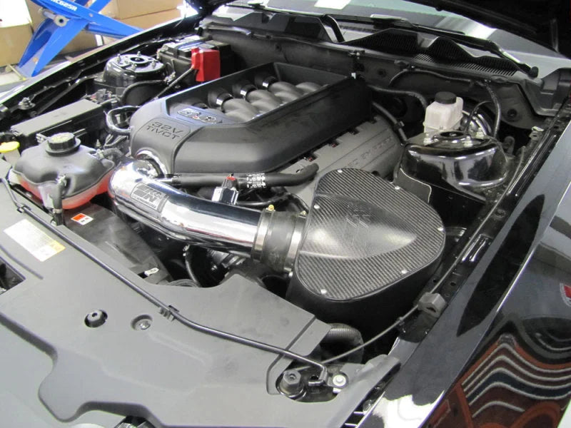 K&N 11-13 Ford Mustang GT 5.0L V8 Typhoon Performance Intake - Side View