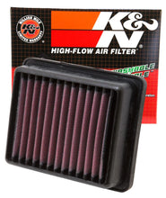 Load image into Gallery viewer, K&amp;N 11-13 KTM 125 Duke / 12-13 KTM 200 Duke Replacement Panel Air Filter - Side View